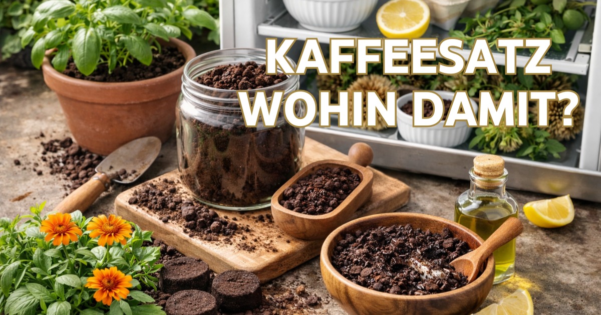 Kaffeesatz – wohin damit?