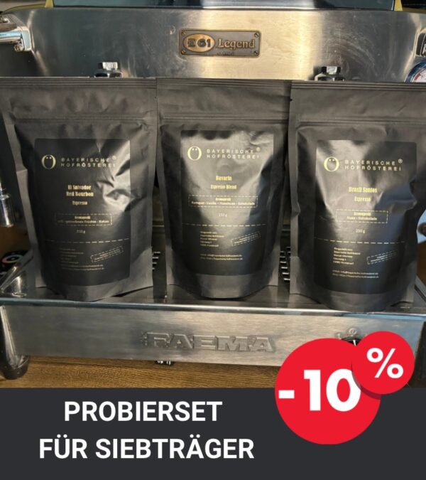 Kaffee Probierset für Siebträger