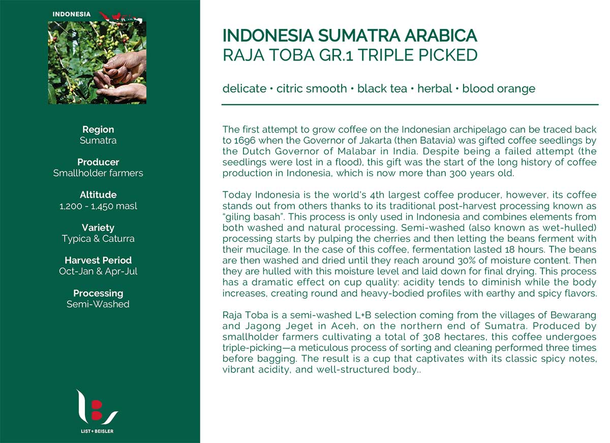 Indonesien – Sumatra Raja Toba