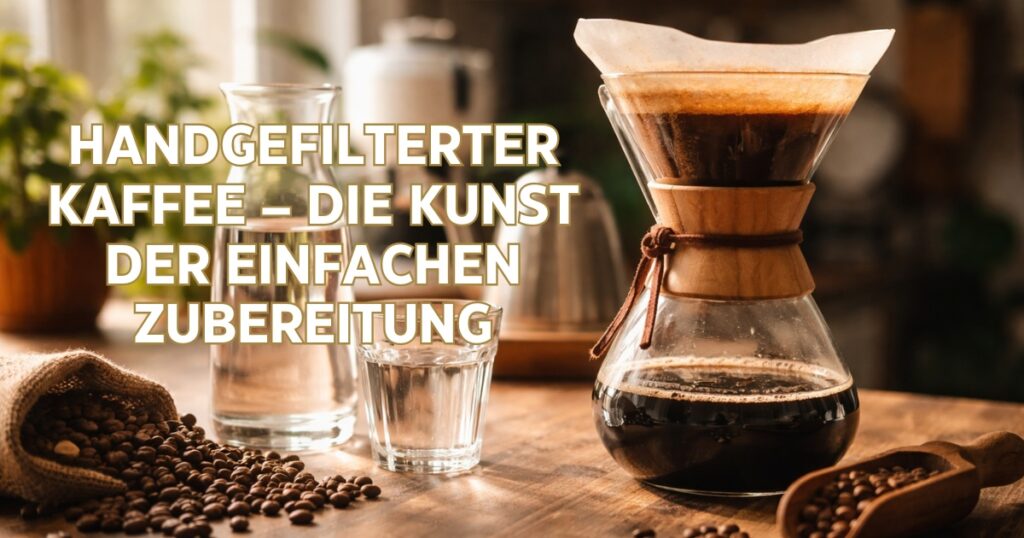 Handgefilterter Kaffee – die Kunst der einfachen Zubereitung
