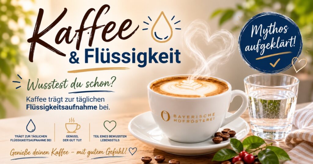 Macht Kaffee dehydriert? Kaffee & Flüssigkeit einfach erklärt
