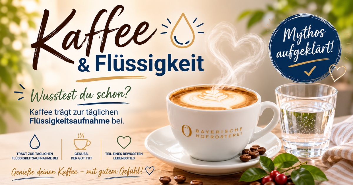 Macht Kaffee dehydriert? Kaffee & Flüssigkeit einfach erklärt